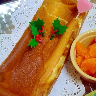 オレンジ風味★ベークドチーズケーキ